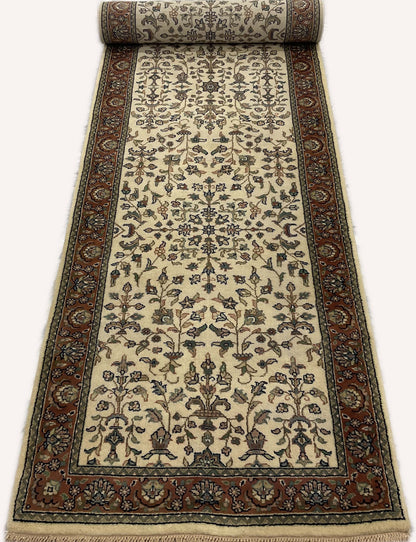 Traditional Hand-Woven Sarouq Runner