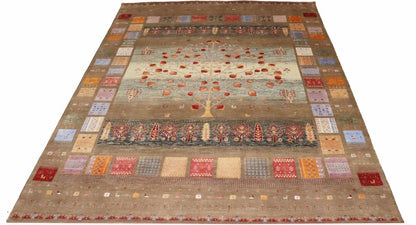 Hand-Woven Loribaft Gabbeh Rug