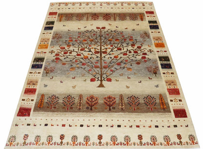 Hand-Woven Loribaft Gabbeh Rug