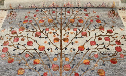 Hand-Woven Loribaft Gabbeh Rug