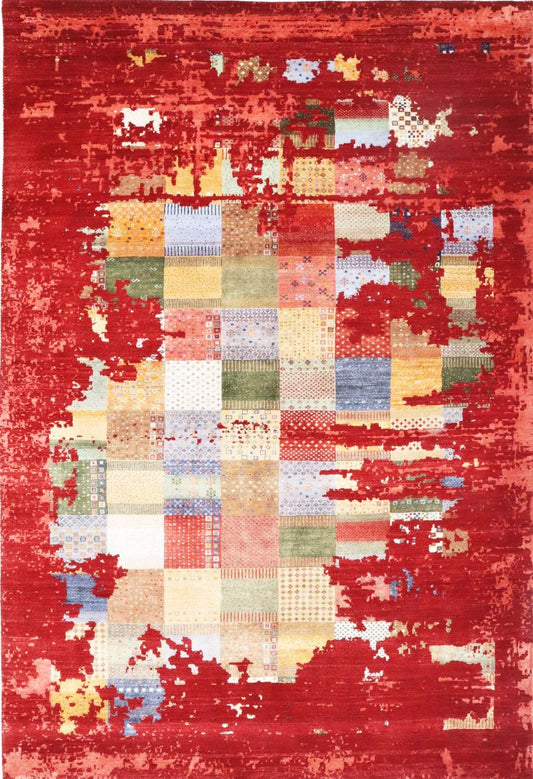 Rare Hand-Woven Loribaft Gabbeh Rug