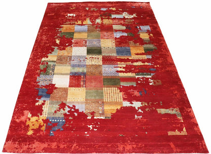 Rare Hand-Woven Loribaft Gabbeh Rug
