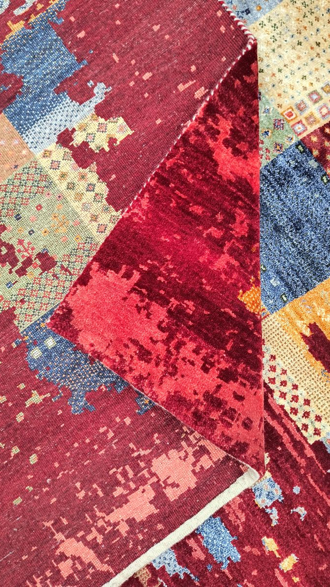 Rare Hand-Woven Loribaft Gabbeh Rug
