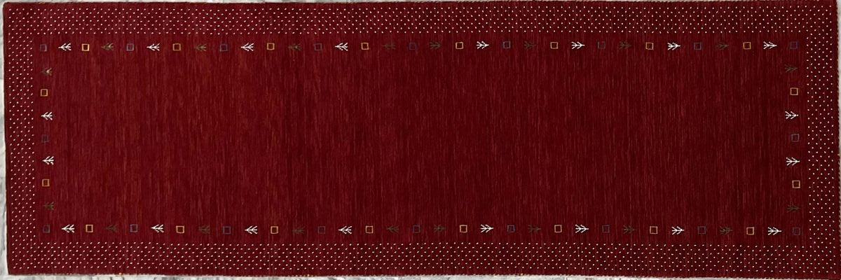 Hand-Woven Loribaft Gabbeh Runner