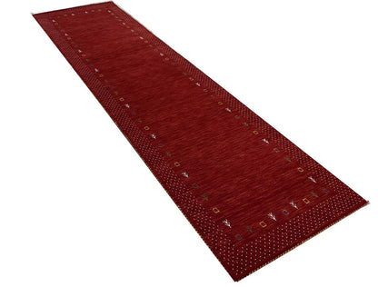 Hand-Woven Loribaft Gabbeh Runner