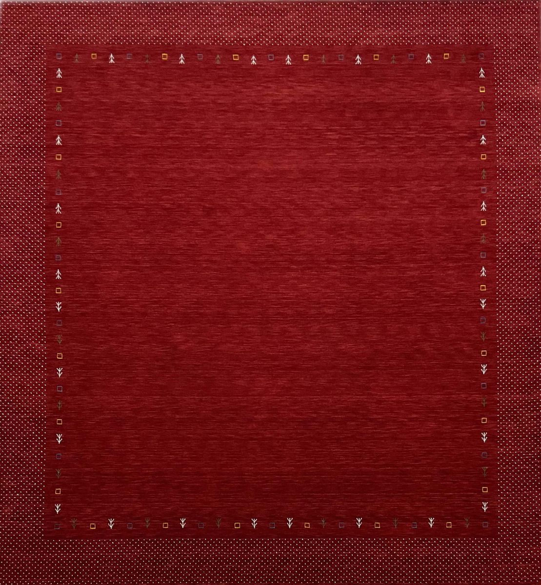 Hand-Woven Loribaft Gabbeh Rug