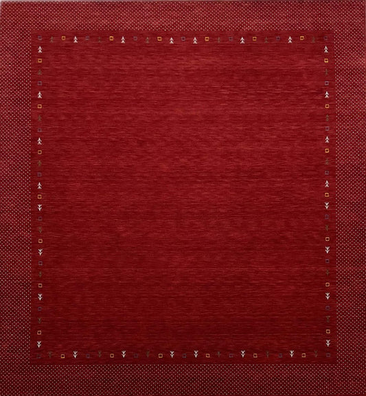 Hand-Woven Loribaft Gabbeh Rug