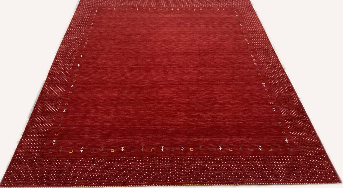 Hand-Woven Loribaft Gabbeh Rug