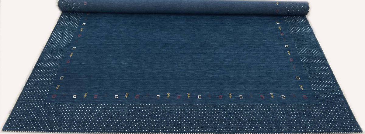 Hand-Woven Loribaft Gabbeh Rug
