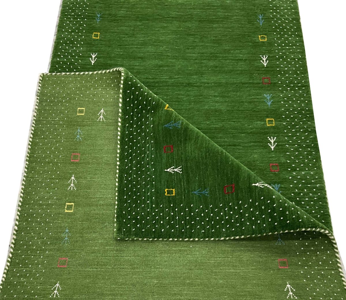 Hand-Woven Loribaft Gabbeh Runner