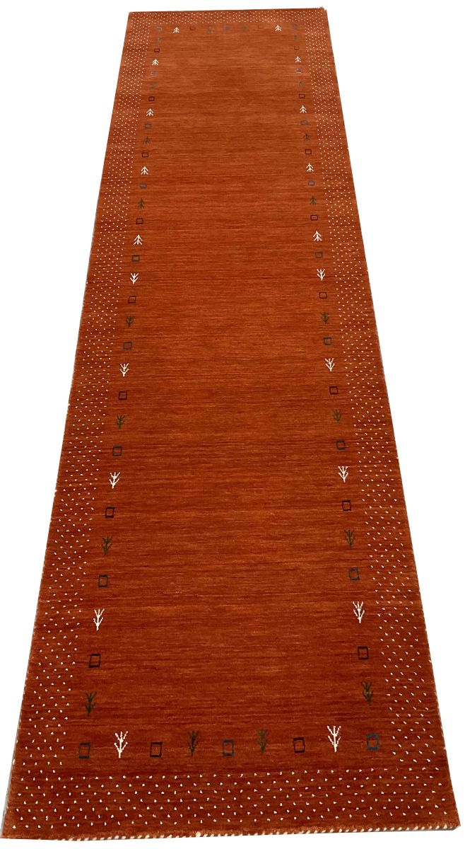 Hand-Woven Loribaft Gabbeh Runner
