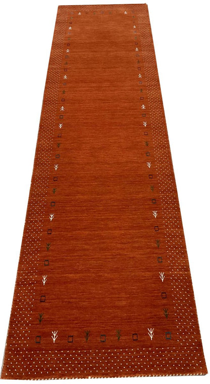 Hand-Woven Loribaft Gabbeh Runner