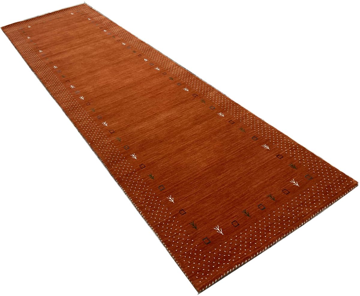 Hand-Woven Loribaft Gabbeh Runner