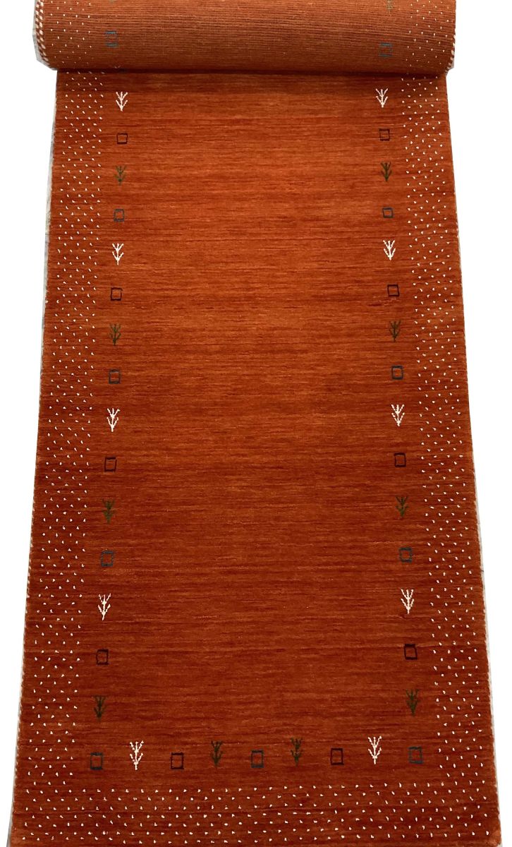 Hand-Woven Loribaft Gabbeh Runner