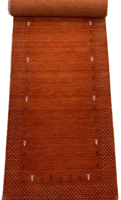 Hand-Woven Loribaft Gabbeh Runner