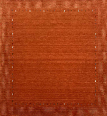 Hand-Woven Loribaft Gabbeh Rug