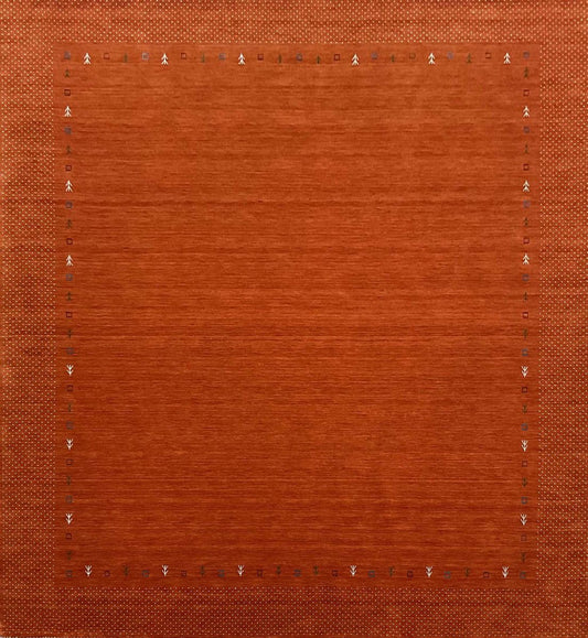 Hand-Woven Loribaft Gabbeh Rug