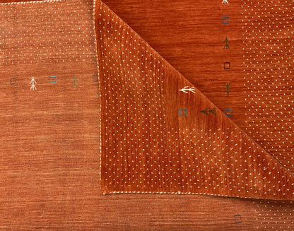 Hand-Woven Loribaft Gabbeh Rug
