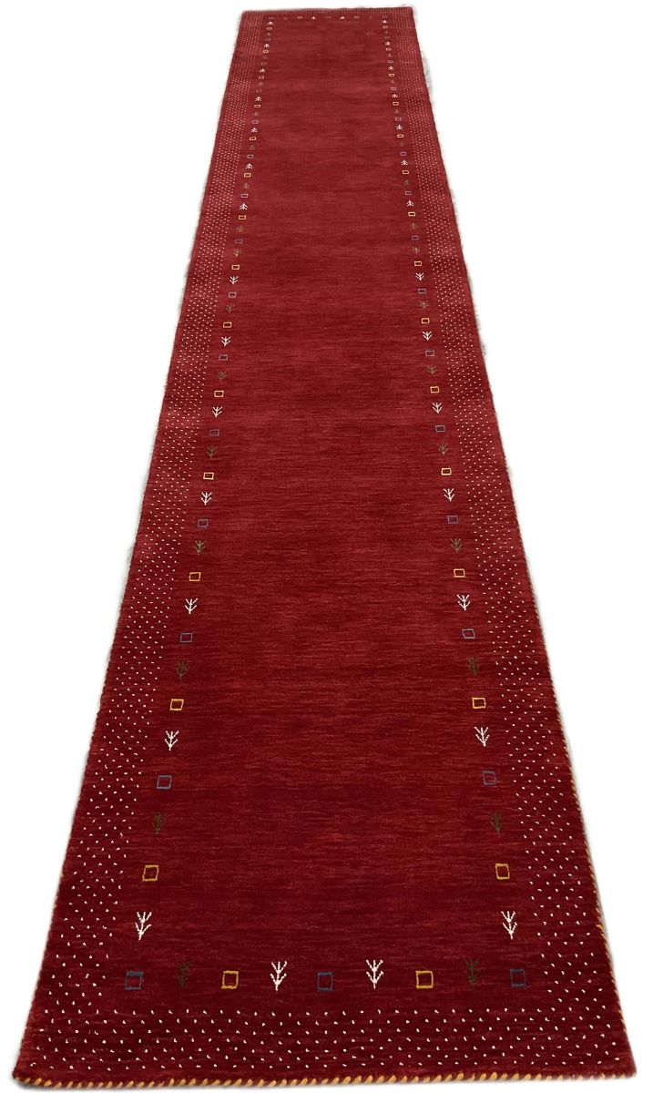 Hand-Woven Loribaft Gabbeh Runner