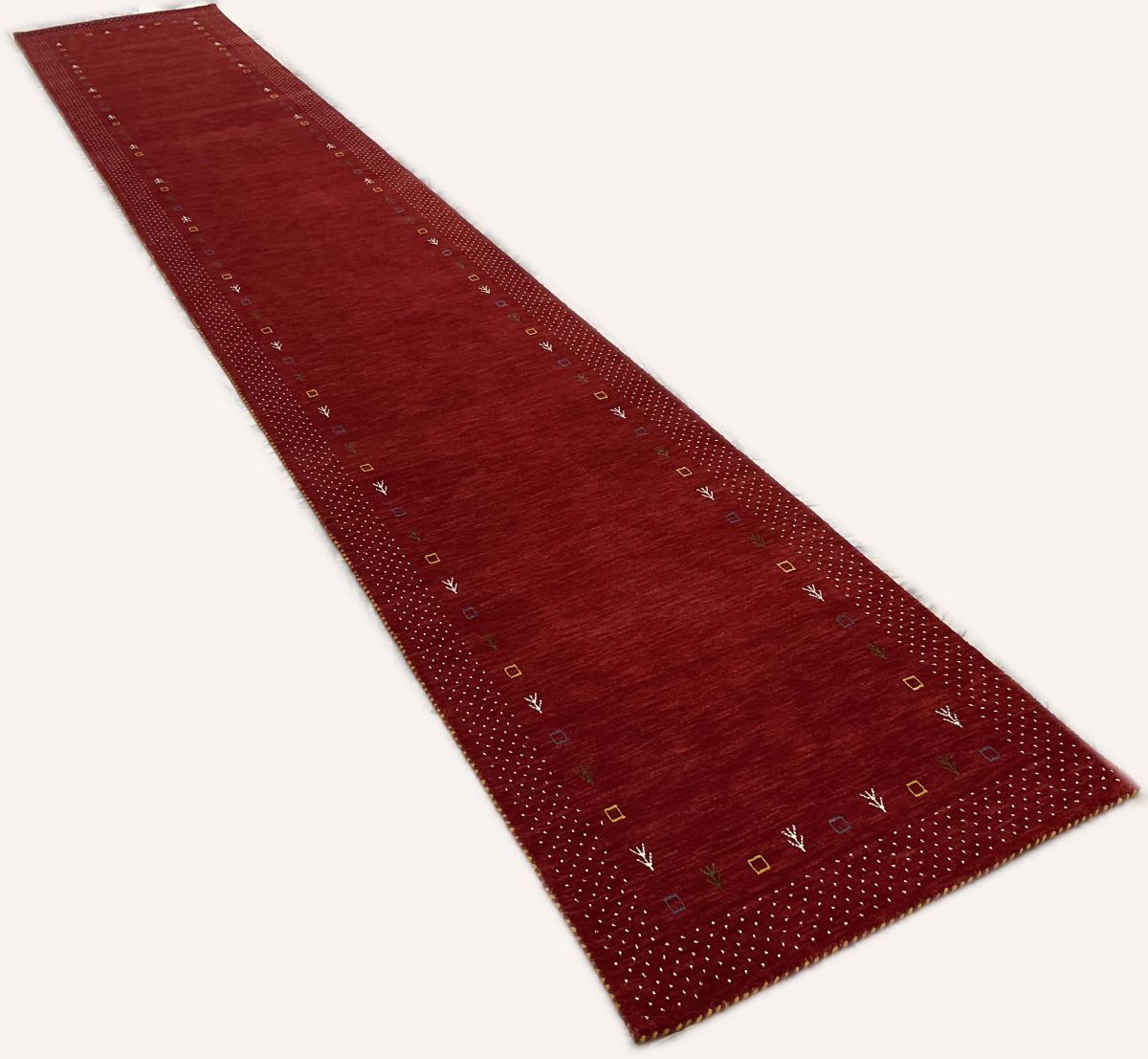 Hand-Woven Loribaft Gabbeh Runner