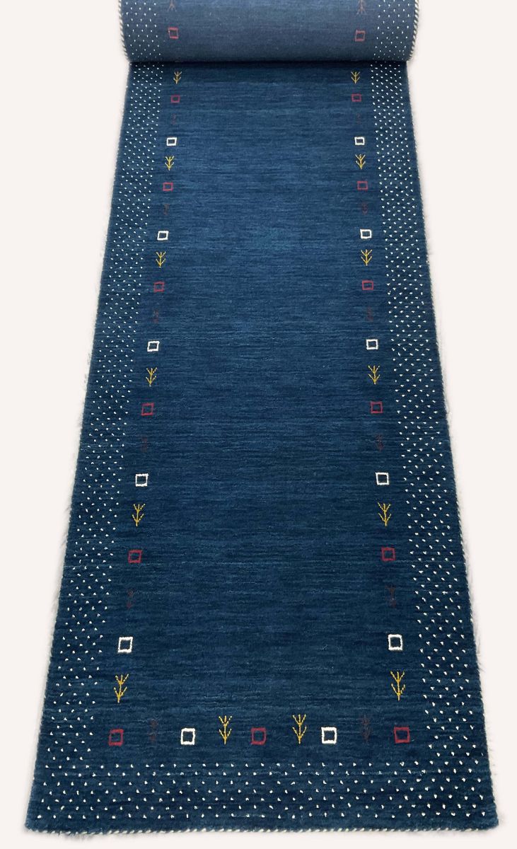 Hand-Woven Loribaft Gabbeh Runner