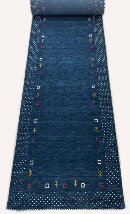 Hand-Woven Loribaft Gabbeh Runner