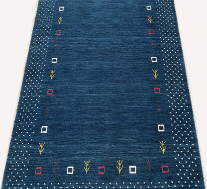 Hand-Woven Loribaft Gabbeh Runner