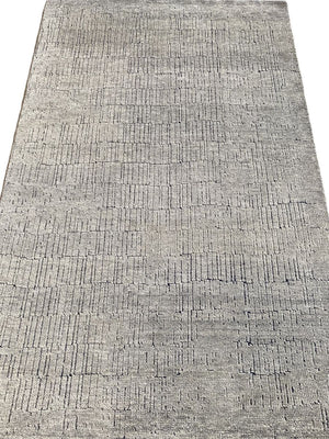 Hand-Woven Modern Moroccan Rug