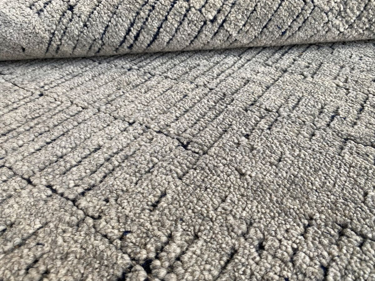 Hand-Woven Modern Moroccan Rug