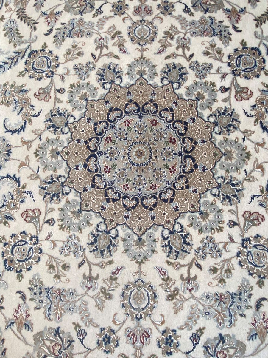 Traditional Hand-Woven Naien Carpet