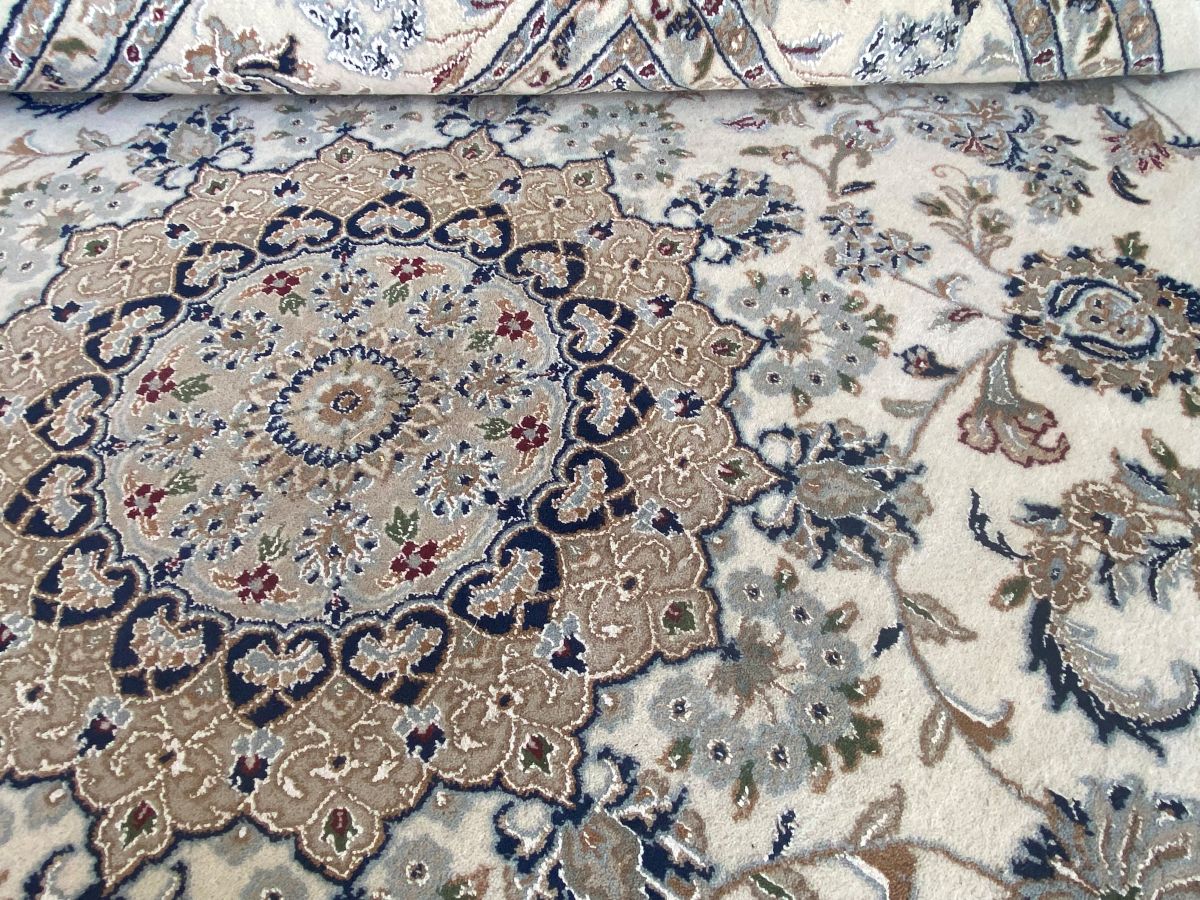 Traditional Hand-Woven Naien Carpet