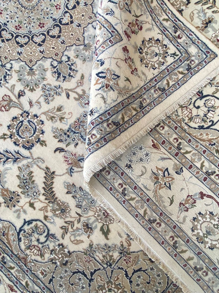 Traditional Hand-Woven Naien Carpet