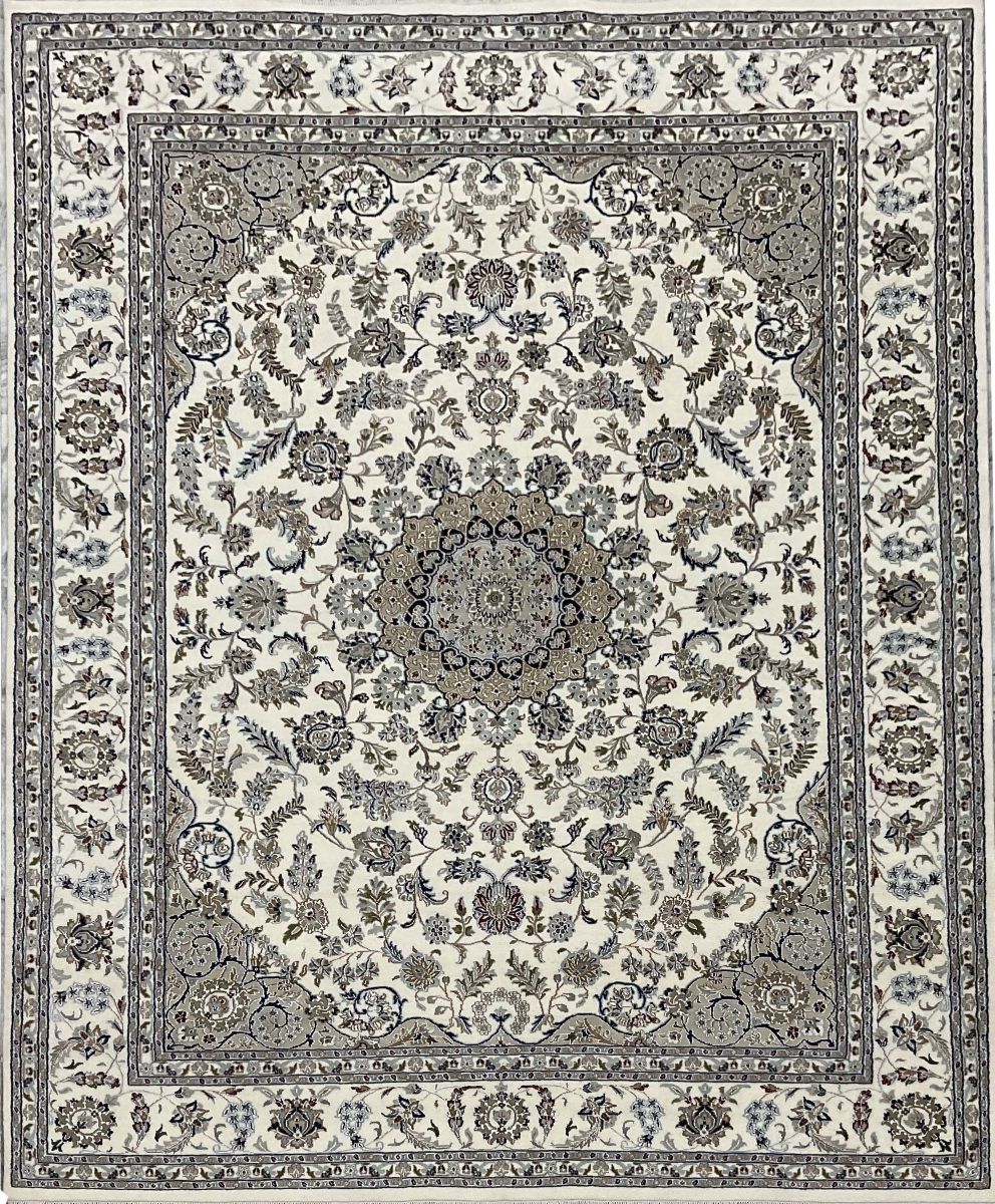Traditional Hand-Woven Naien Carpet