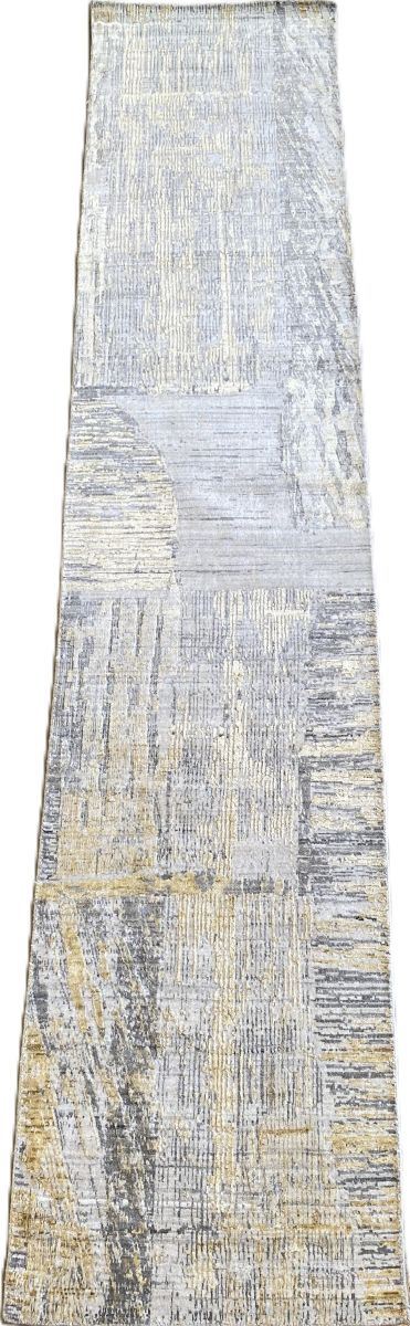 Hand-Woven Modern Glacier Runner