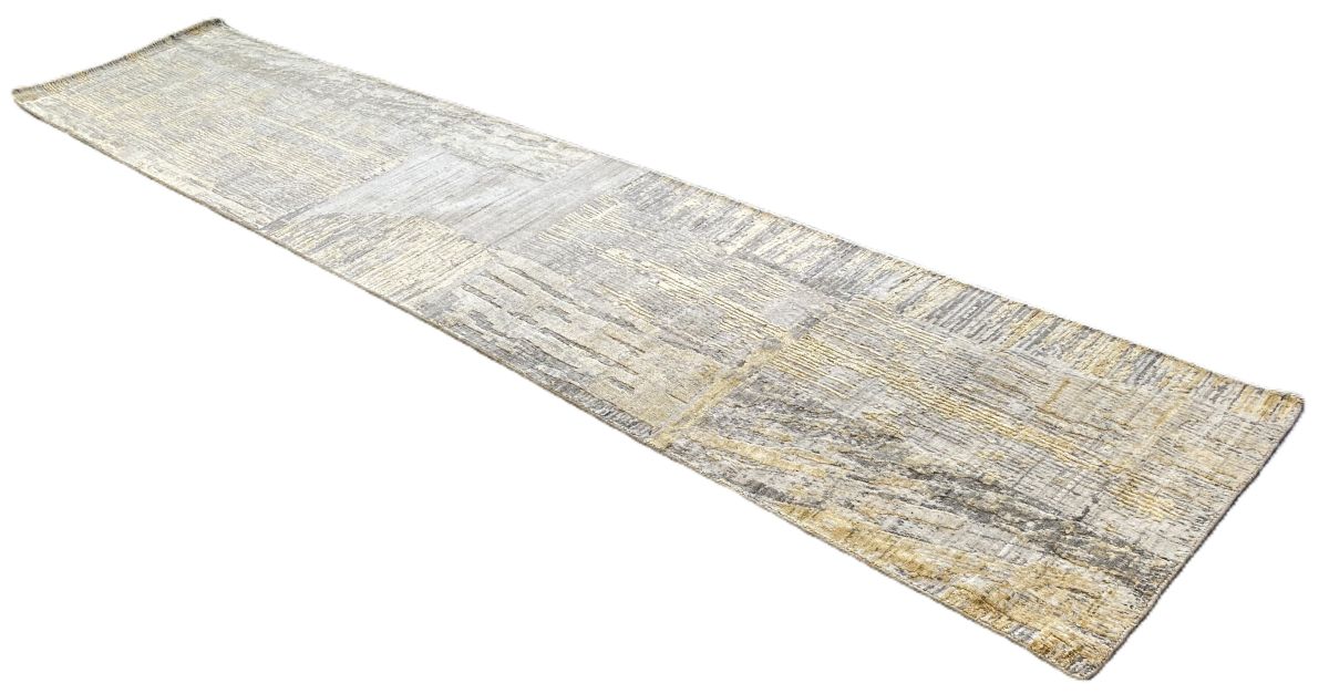 Hand-Woven Modern Glacier Runner