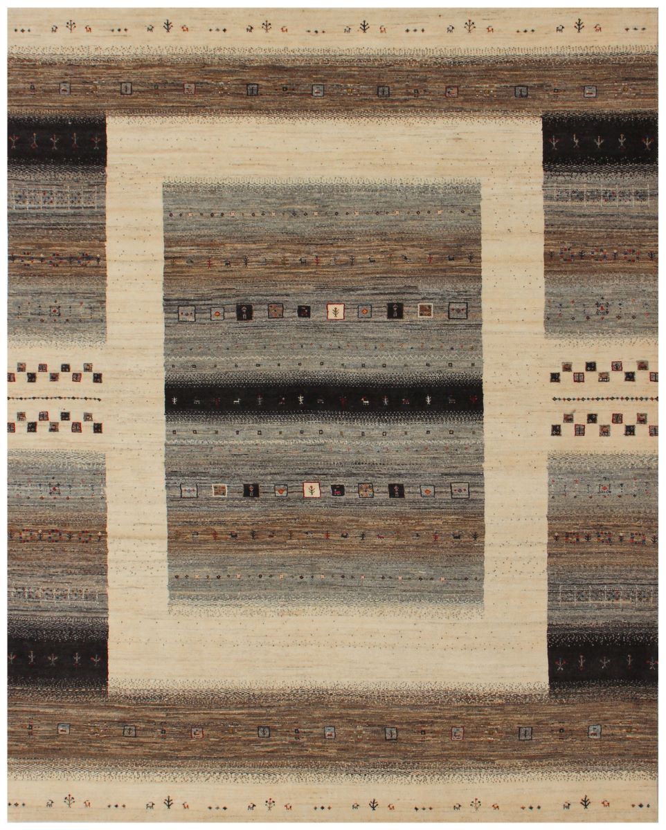 Hand-Woven Loribaft Gabbeh Rug
