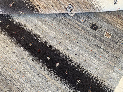 Hand-Woven Loribaft Gabbeh Rug