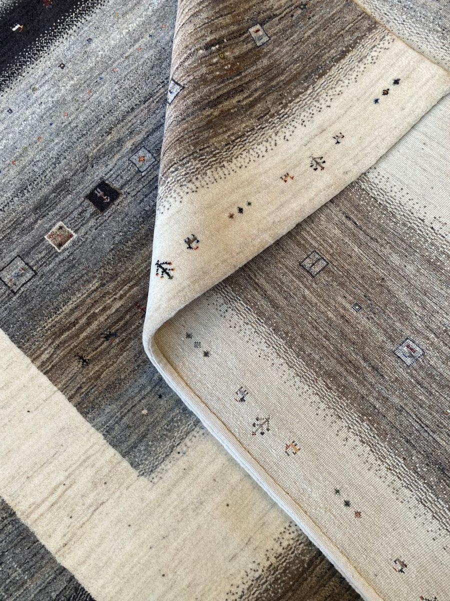 Hand-Woven Loribaft Gabbeh Rug