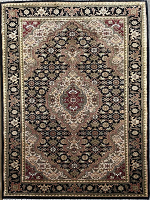 Fine Hand-Woven Persian Tabriz Mahi Design Carpet