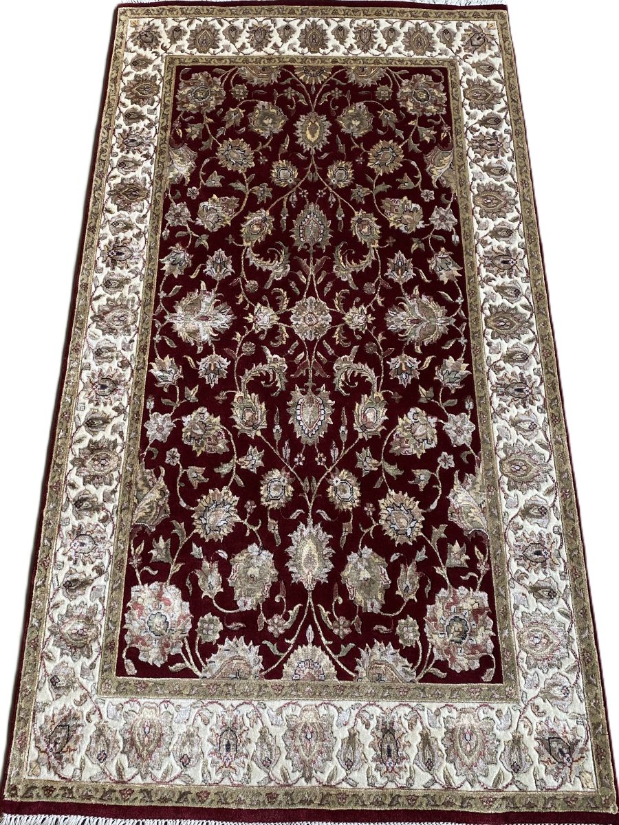 Traditional Hand-Woven Tabriz Design Carpet
