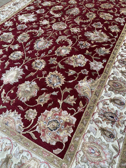 Traditional Hand-Woven Tabriz Design Carpet