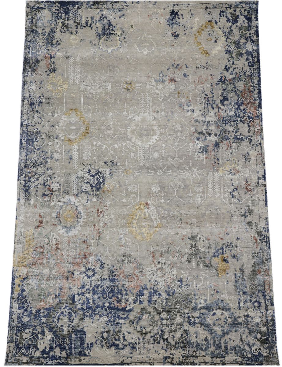Hand-Knotted Modern Transitional Ushak Collection