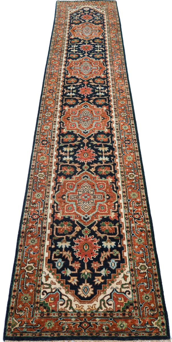 Traditional Hand-Woven Serapi Heriz Runner