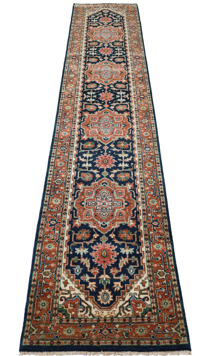 Traditional Hand-Woven Serapi Heriz Runner