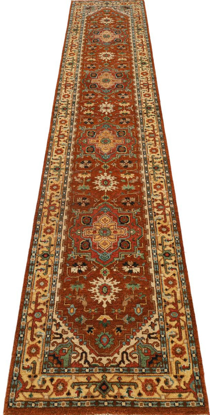 Traditional Hand-Woven Serapi Heriz Runner