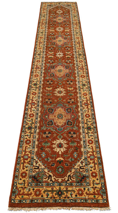 Traditional Hand-Woven Serapi Heriz Runner
