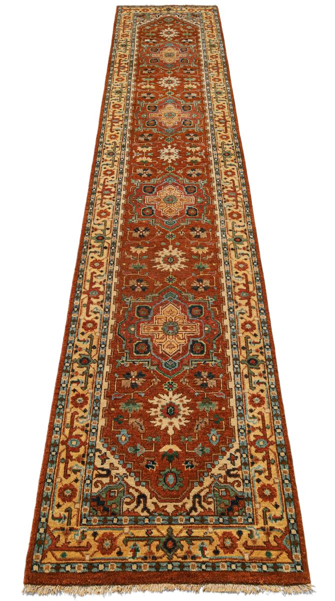 Traditional Hand-Woven Serapi Heriz Runner