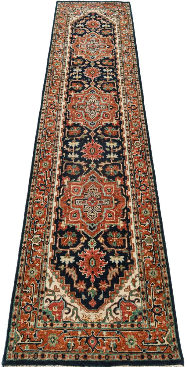Traditional Hand-Woven Serapi Heriz Runner