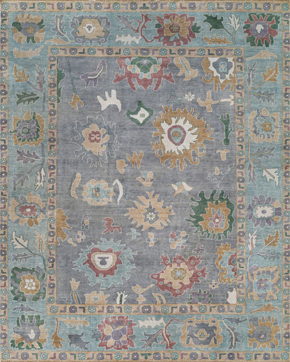 Hand-Knotted Ushak Sultanabad Collection
