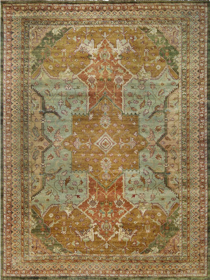 Hand-Knotted Ushak Sultanabad Collection